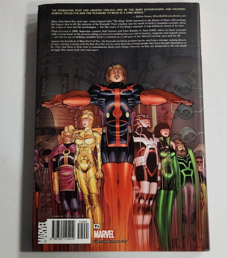 The Eternals Neil Gaiman Oversized Hardcover OHC Romita, JR 1st Print