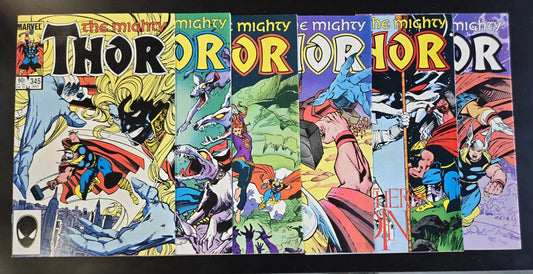 Mighty Thor #340 - #350 LOT - 1984 Walt Simonson Iconic Run