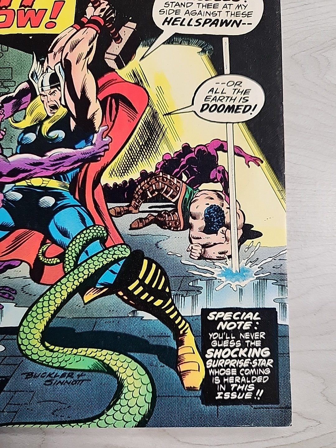The Mighty Thor 230 Mark Jewelers Insert Variant Marvel Comics 1974 VF