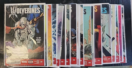 Wolverines #1-20 Full Series Marvel Comics 2015 Plus 3 Variants Of #1 Lot Of 22