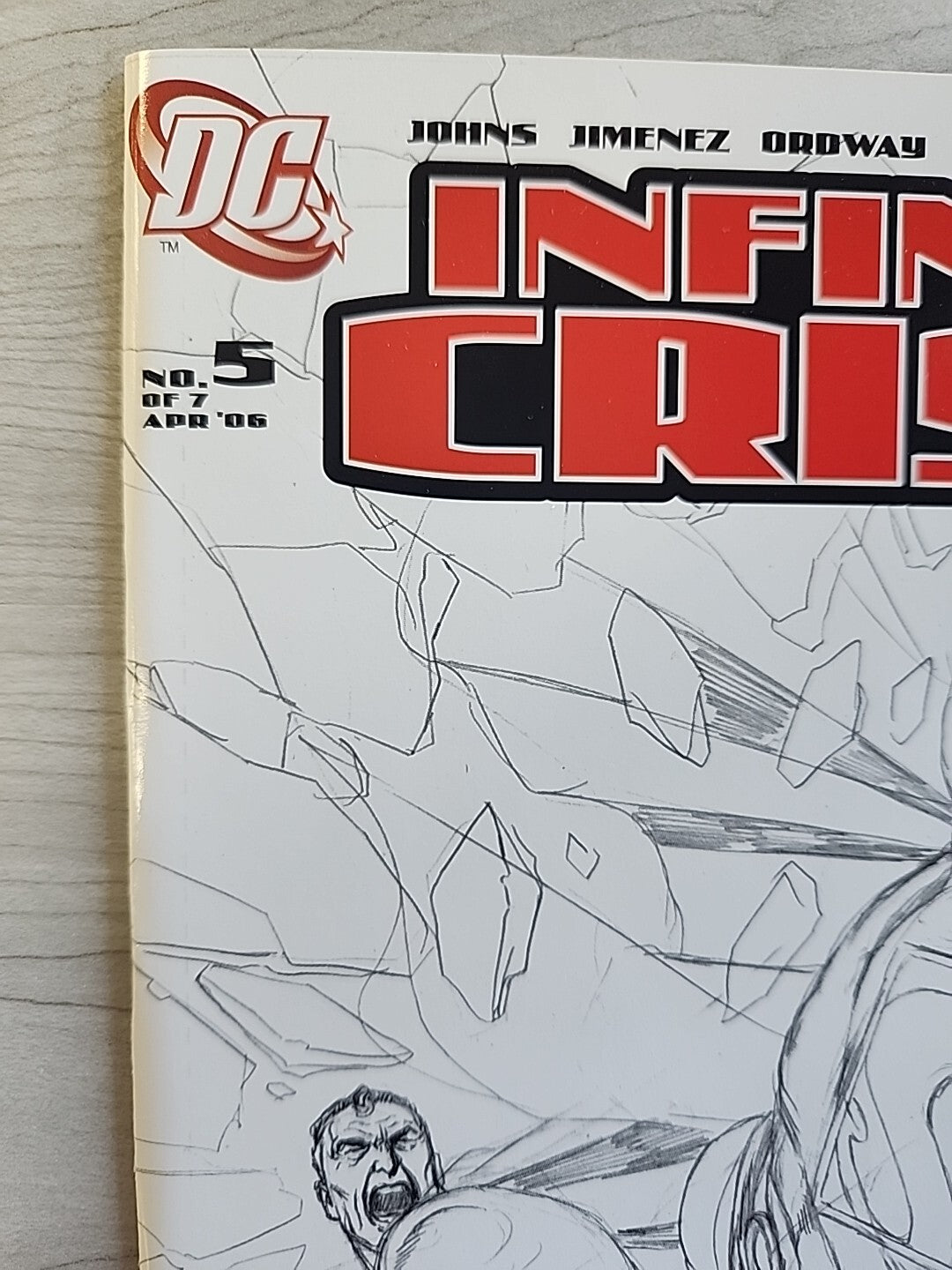 Infinite Crisis #5 C Perez Sketch Variant 2nd Printing NM 2006 1st Blue Beetle