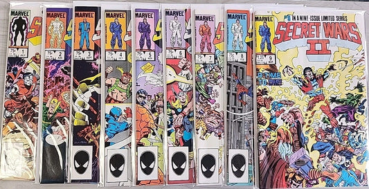SECRET WARS II #1-9 (Marvel, 1985 Series) Complete Set of 9 Books Complete