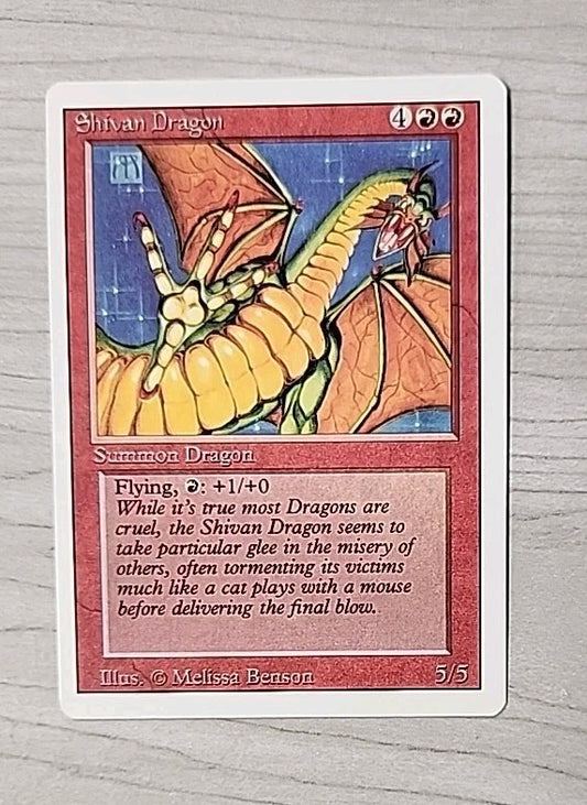 MTG SHIVAN DRAGON Revised  Vintage Rare English Magic The Gathering NM