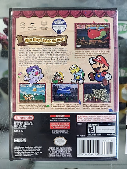 Paper Mario Thousand Year Door (Nintendo GameCube, 2004) CIB Tested Black Label