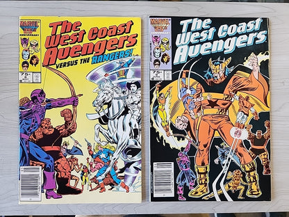 The West Coast Avengers #1 2 3 4 5 6 7 8 9 Newsstand Marvel Comics 1985 VF/NM