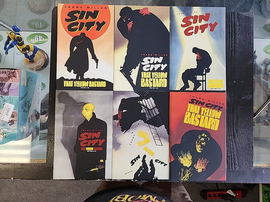 Sin City: That Yellow Bastard #1-#6 Full Set VF/NM Dark Horse Comics 1996