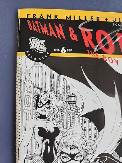All-Star Batman & Robin #6 Rare Jim Lee Sketch PROMO Edition Signed Jim Lee