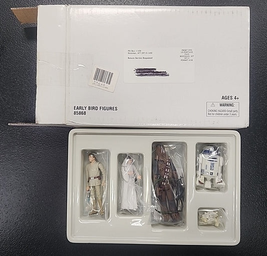 Star Wars Early Bird Figure Set Luke/Leia/Chewbacca/R2-D2 2005 85868