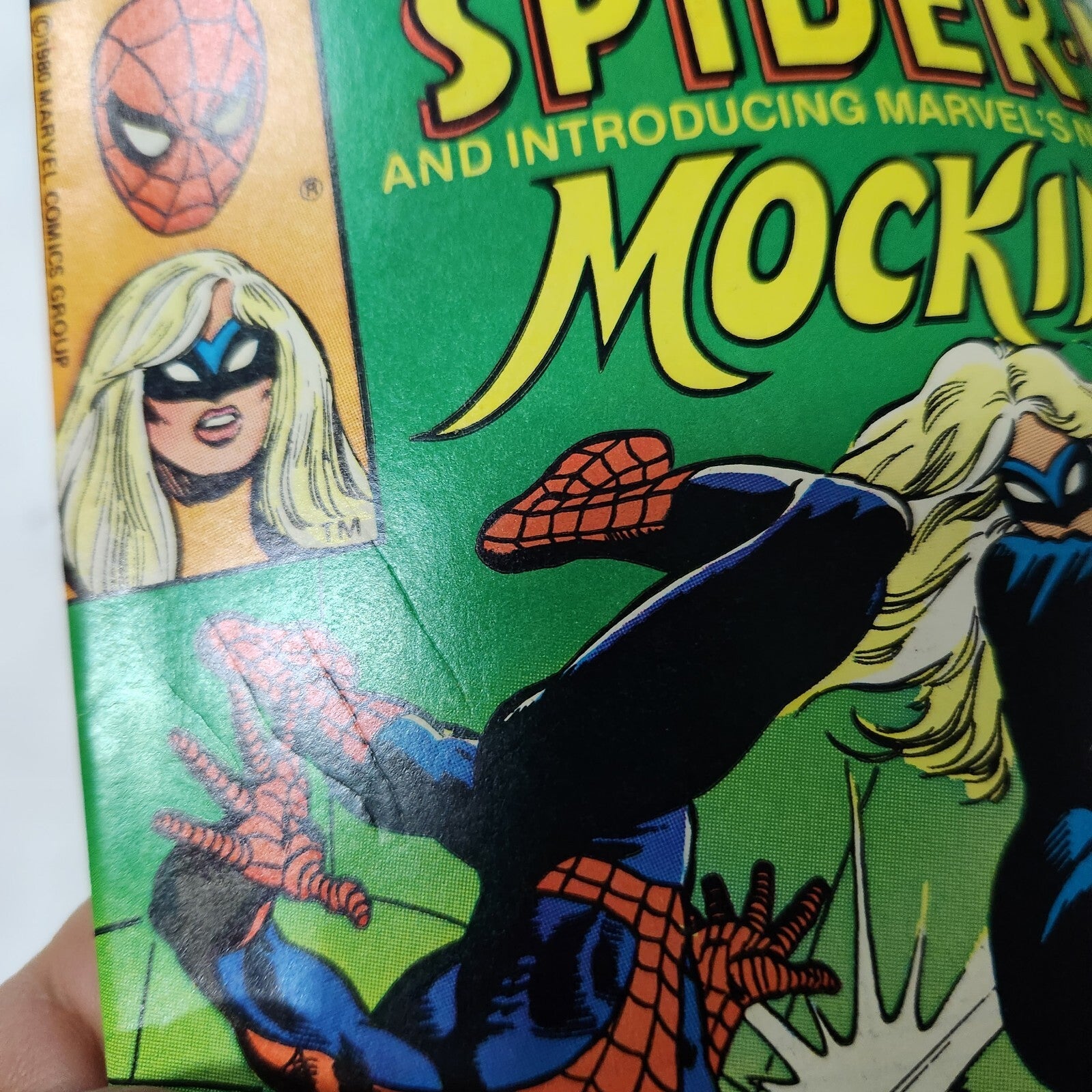 MARVEL TEAM-UP #95 (1980)- 1ST APPEARANCE OF MOCKINGBIRD VF/VF+ KEY