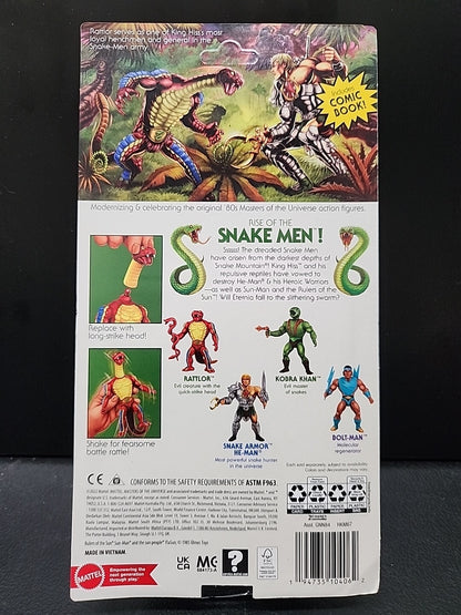Masters Of The Universe Origins Rattlor 6" Retro Action Figure Unpunched MOTU