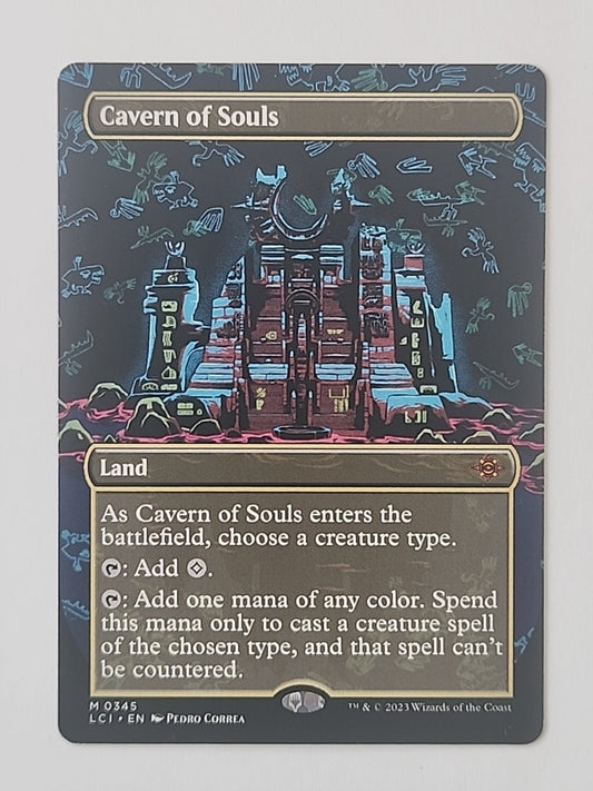 MTG Cavern of Souls (0345)  Borderless English The Lost Caverns Of Ixalan NM
