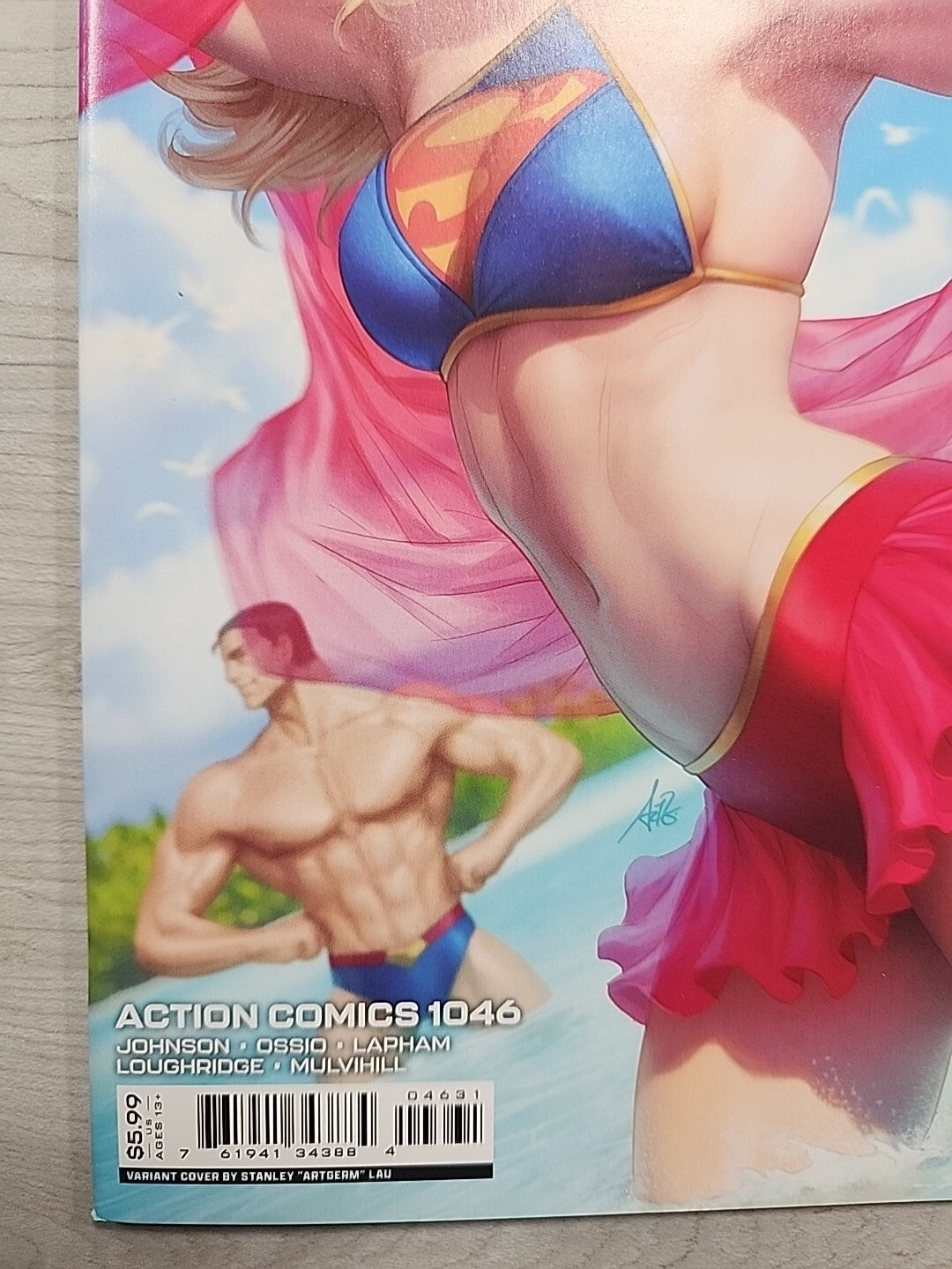 Action Comics #1046  Cover C  Stanley Artgerm Lau Swimsuit Variant DC Comics