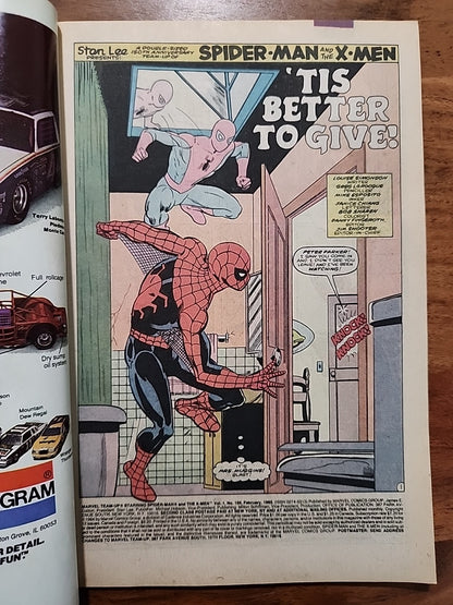Marvel Team Up #150 (Feb 1985 Marvel) X-Men Spiderman Last Issue FN/VF 7.0