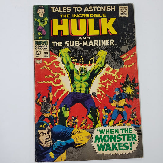 Tales To Astonish #99 - Silver Age Hulk Classic Cover 