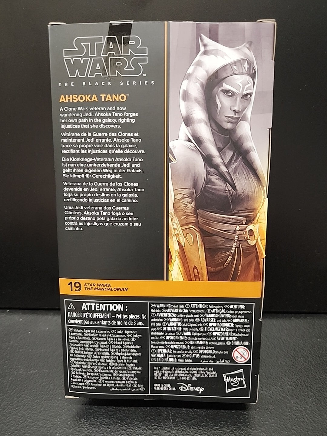Star Wars Black Series Ahsoka Tano Mandalorian 19 F4349 6-inch 
