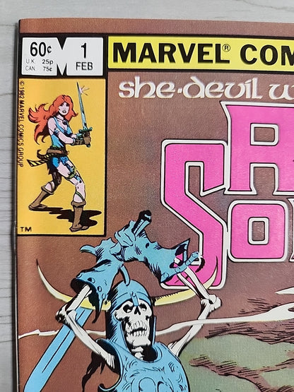 Red Sonja Vol. 2 #1, #2 (MARVEL Comics 1982)  VF/NM She-Devil With A Sword