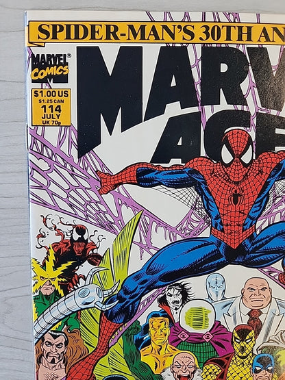 Marvel Age #114 NM Direct 30th Anniversary 2099 Early Carnage (1992 Marvel)