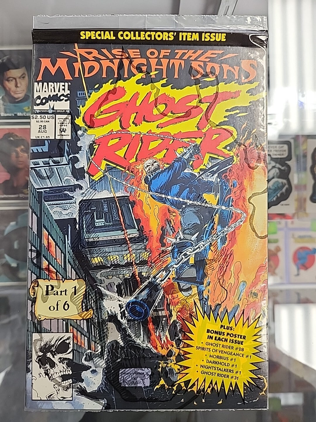 Rise of the Midnight Sons 1-6, Complete Series, Ghost Rider Polybagged 1992