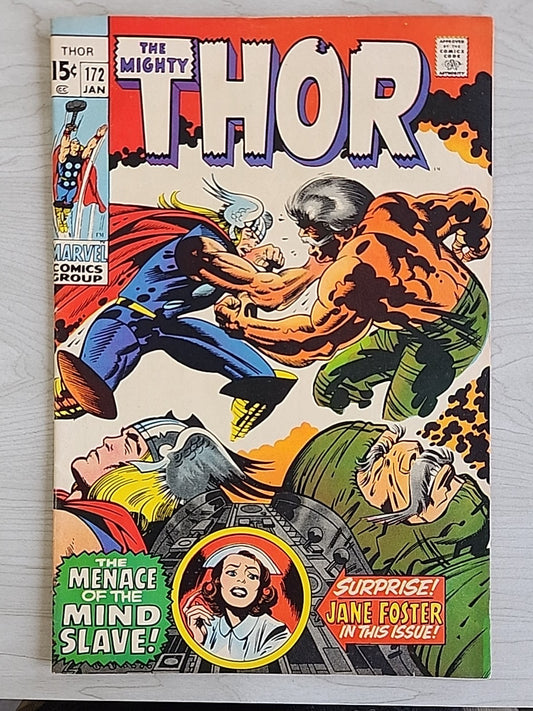 The Mighty Thor #172 (Marvel Comics January 1970) VF/VF+