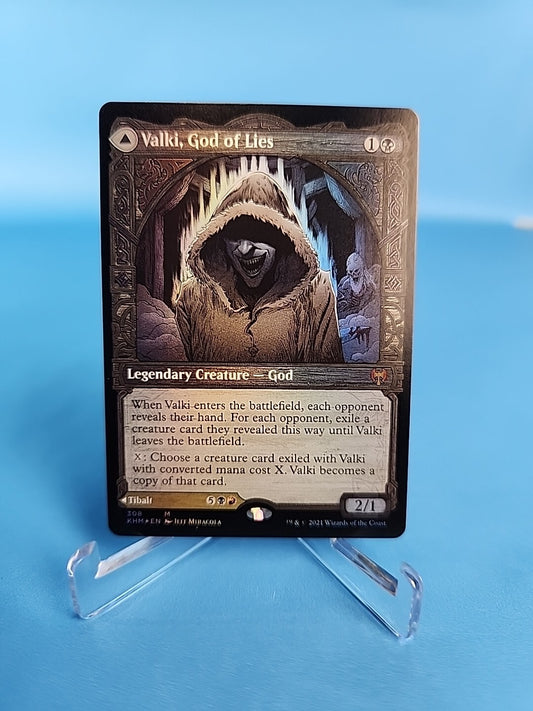 MTG FOIL Valki, God of Lies / Tibalt, Cosmic Impostor 308 English Magic