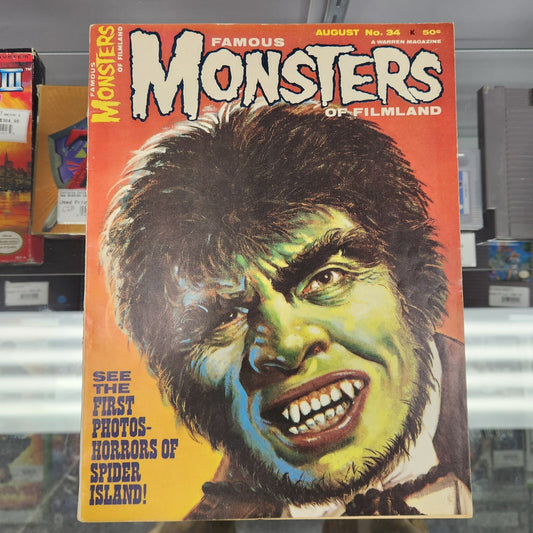 Famous Monsters of Filmland # 34 from 1965 Mr. Hyde cover Forest J Ackerman 