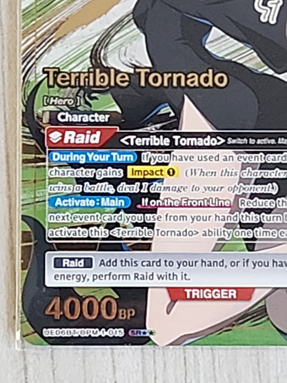 Union Arena Terrible Tornado UE06BT/OPM-1-015 SR** Signed Alt Art Super Rare 