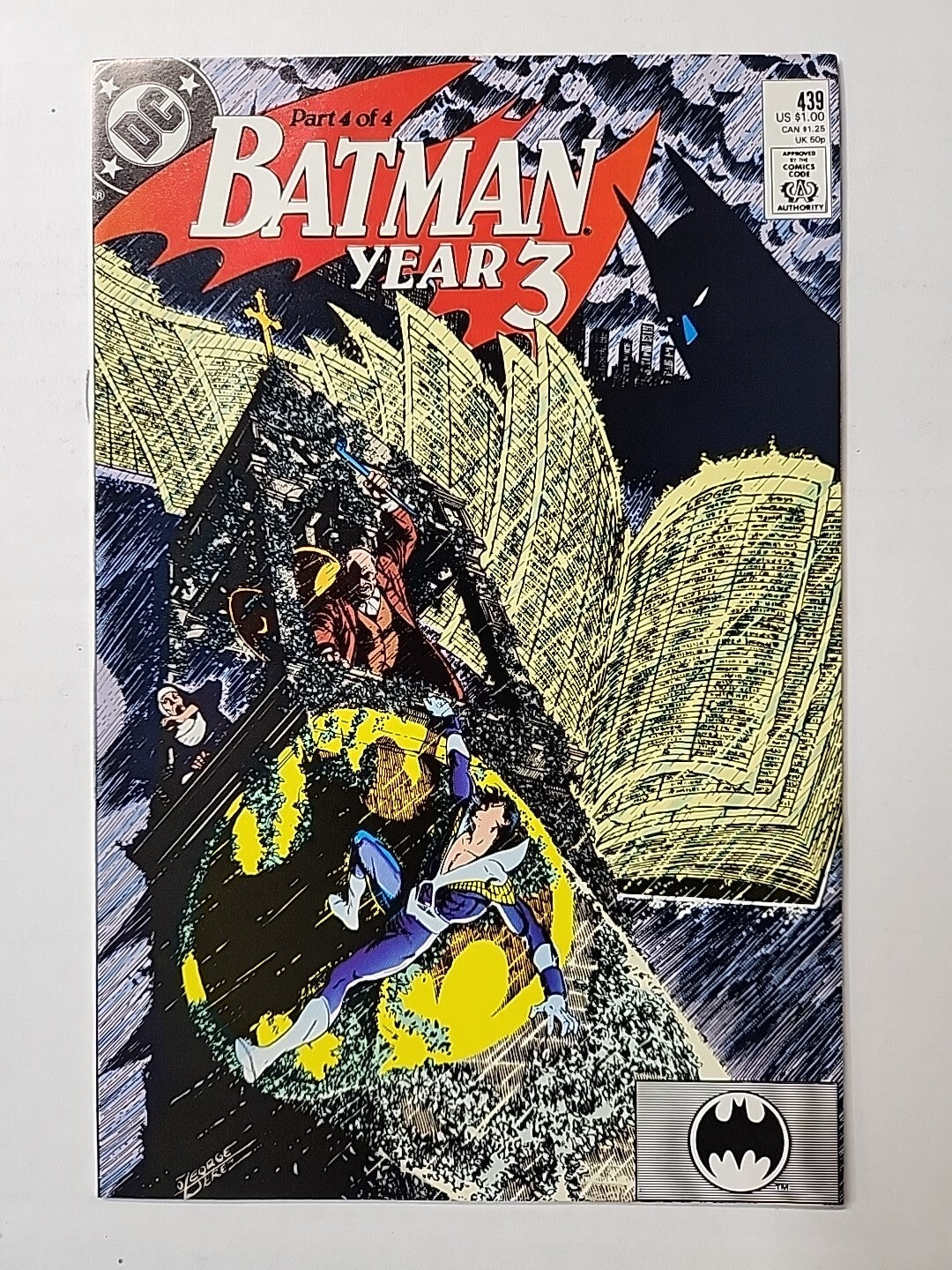 Batman Year Three Part 1-4 (436, 437, 438, 439) Full Run Complete Set DC 1989 VF