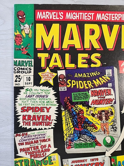 Marvel Tales #10 VF Spider-Man 1st Kraven Marvel Siler Age 1967 ASM #15