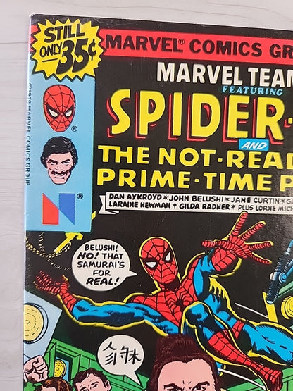 Marvel Team-Up #74 Spider-Man and The Not-Ready for Prime-Time Players 1978