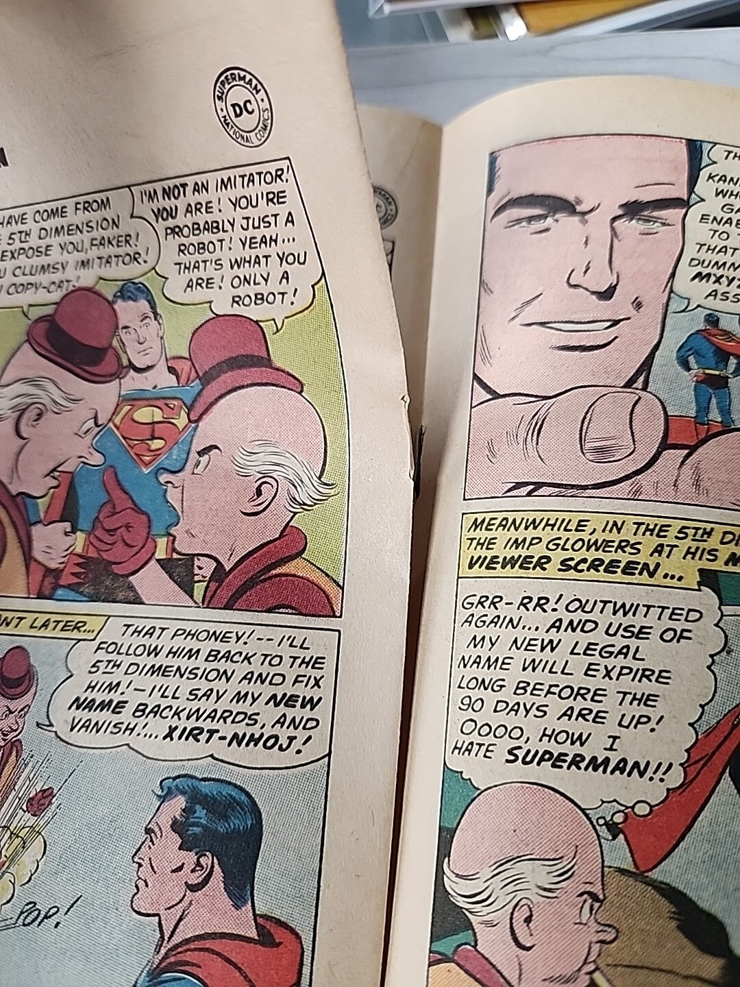 SUPERMAN No. 148 Super Mischief of Mr. Mxyzptlk Silver Age 1961 DC Comics VG