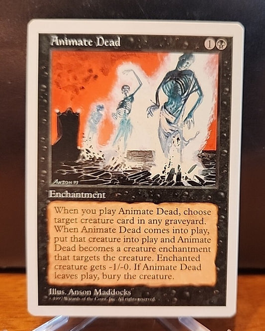 MTG Animate Dead 5th Edition Magic: The Gathering English 1997