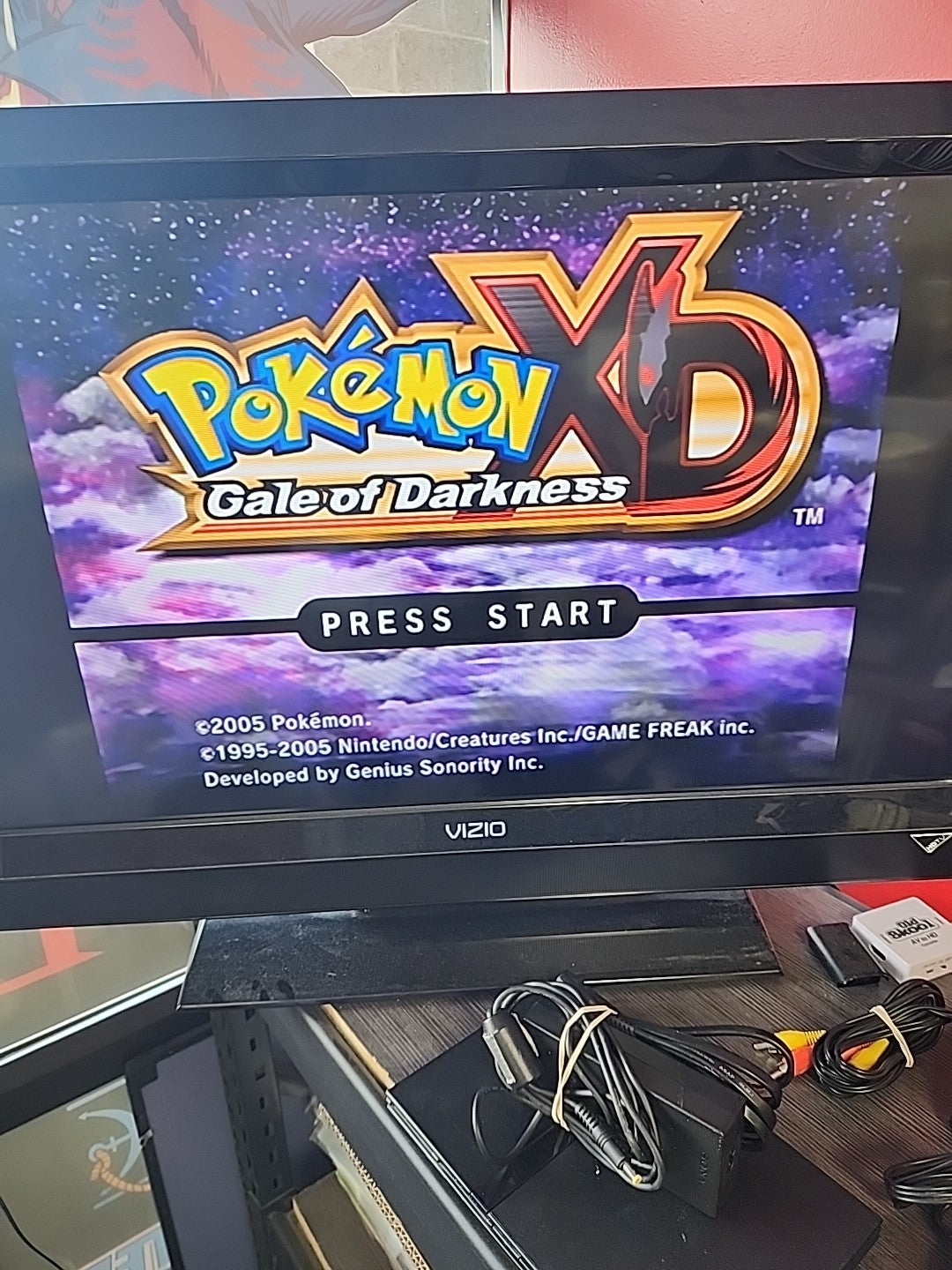 Pokemon XD Gale of Darkness (Nintendo GameCube, 2005) No Manual Tested Working