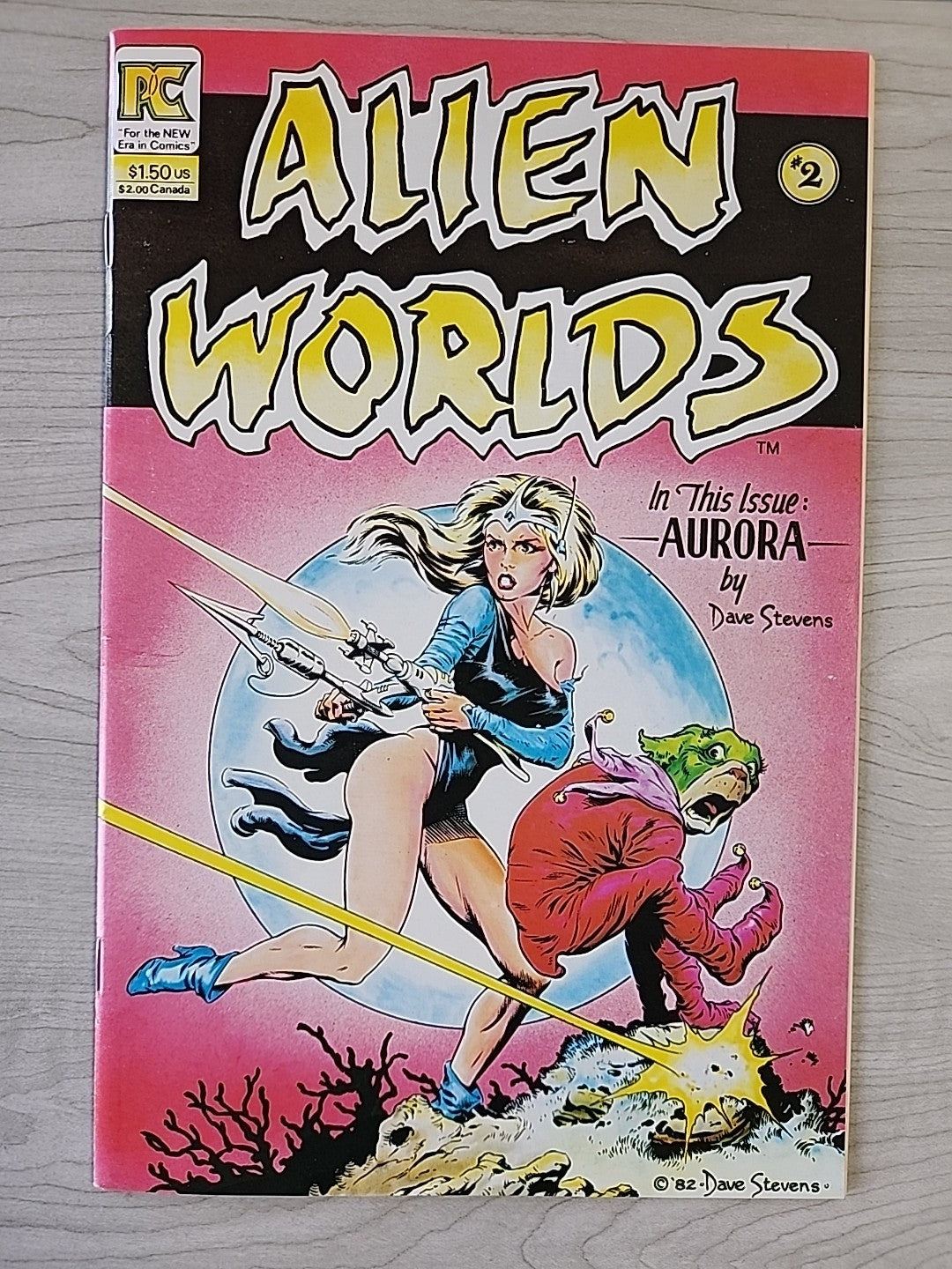 Alien Worlds #2 Pacific Comics 1983 VF+ Dave Stevens