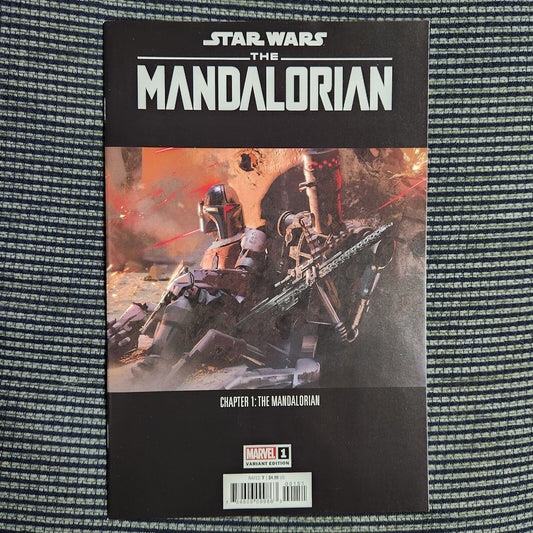 Star Wars The Mandalorian 1  1:10 E Variant Concept Art Marvel Comics