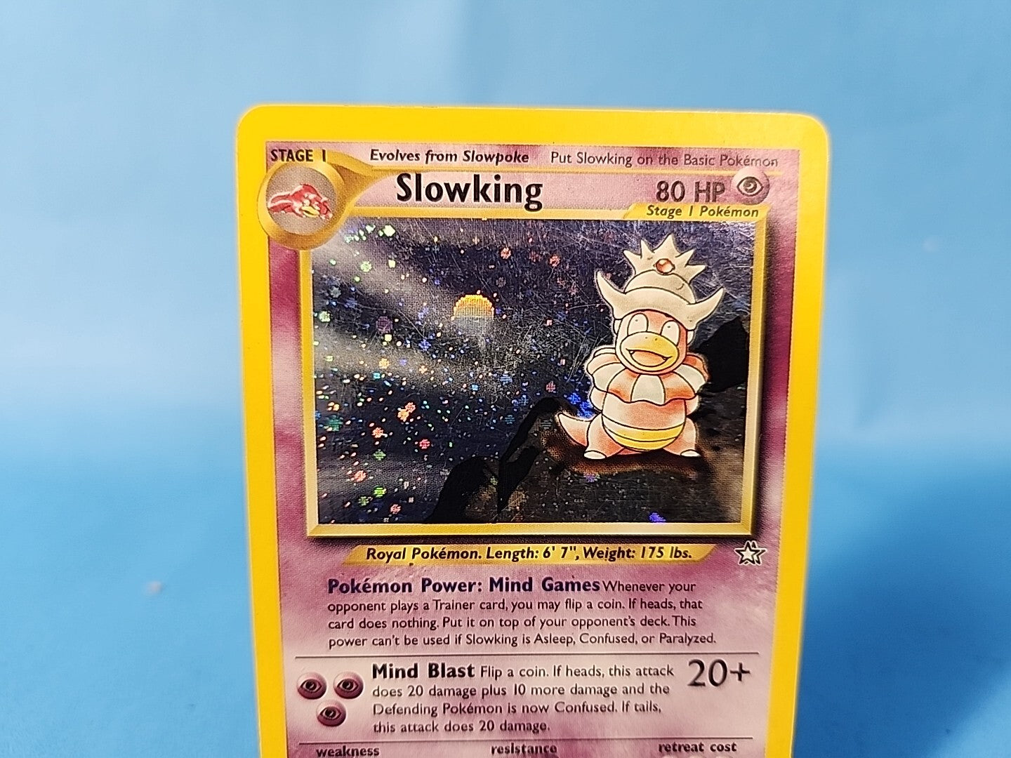 Slowking 14/111 Holo Rare Unlimited LP Pokemon Neo Genesis LP