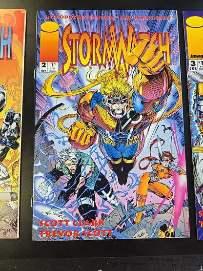 Stormwatch #1-3 Lot of 3 Jim Lee 1993 Image Comics 