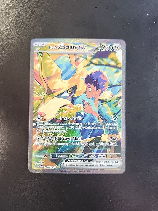 Hop's Zacian ex 186/159 Sv09: Journey Together Holo