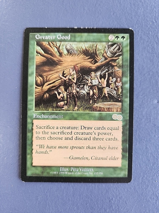 MTG Greater Good Urza's Saga 1998 LP