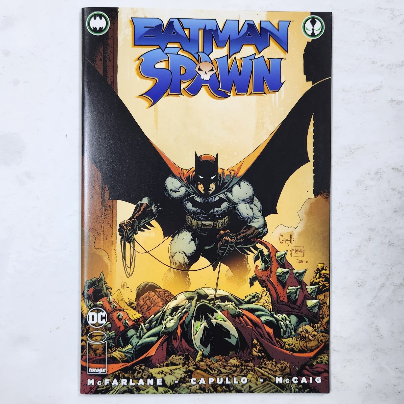 BATMAN/SPAWN #1 (2023) GREG CAPULLO 2ND PRINT VARIANT SET