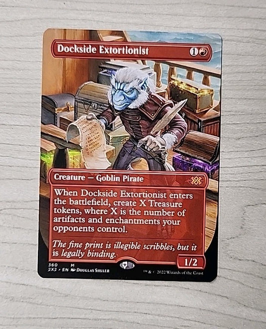 MTG Dockside Extortionist (Borderless) Double Masters 2022 Regular English