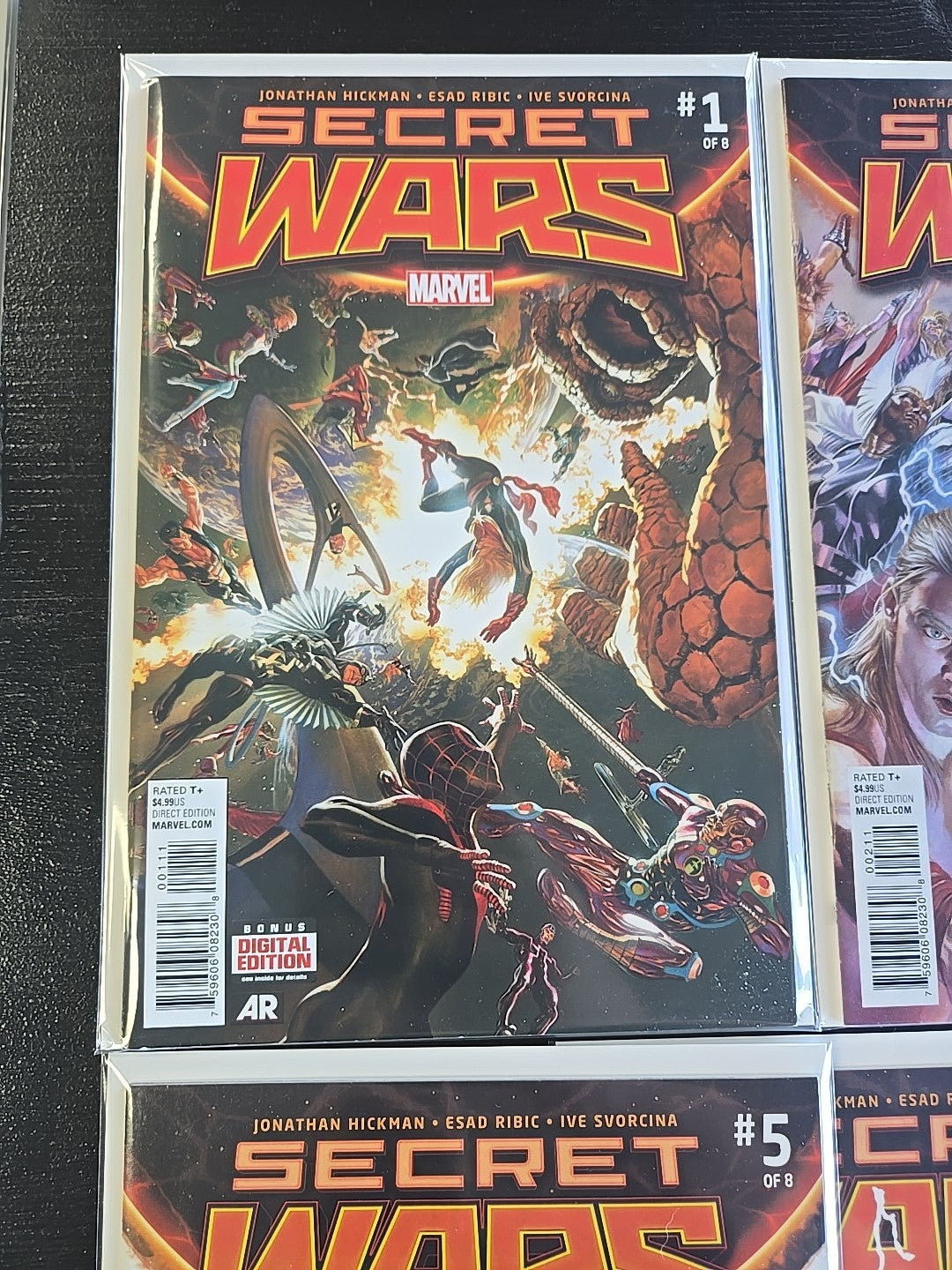 Secret Wars #1-9 (2015 Marvel) NM Complete Set  🔥 MCU RDJ DOOM KEY ISSUES 🔥 
