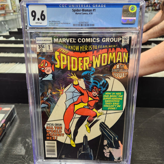 Spider-Woman #1 CGC 9.6 (1978) Marvel Comics White Pages