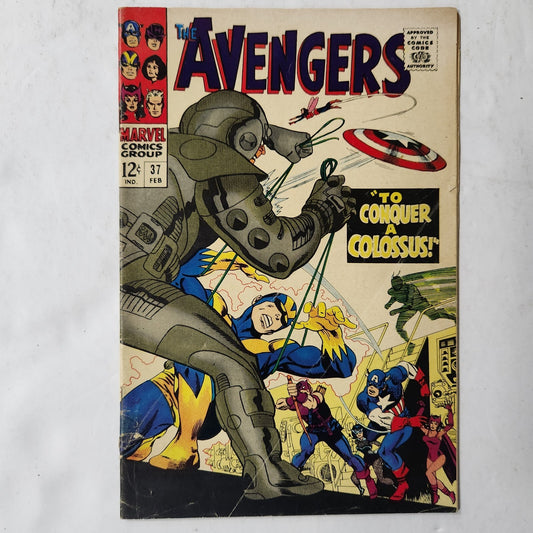 Avengers #37 Vol 1 (1967) *Black Widow Appearance* - VG