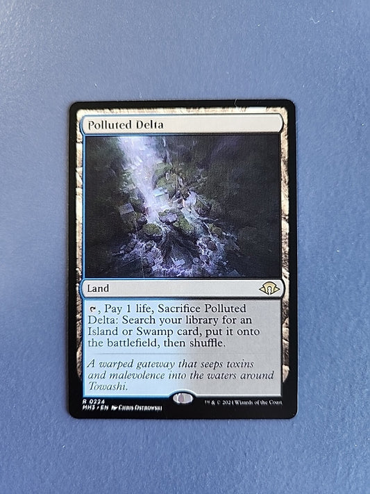 MTG Polluted Delta Rare Land Modern Horizons 3 Magic The Gathering NM/M