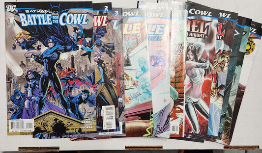 Batman: Battle For The Cowl 2009 #1-3 Plus Tie-in One Shots VF/NM 16 Book Lot DC