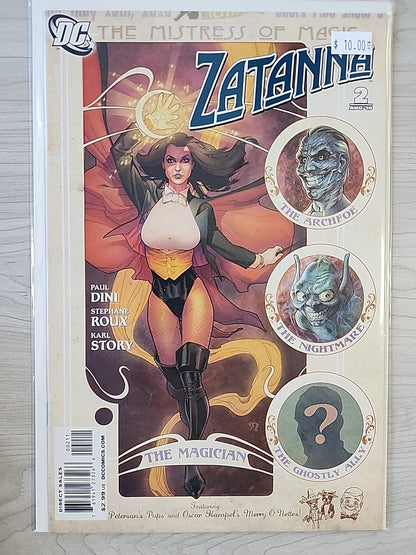 ZATANNA 2 - 10, 12 DC Comics 2010 Lot Of 10 Books Paul Dini A Covers
