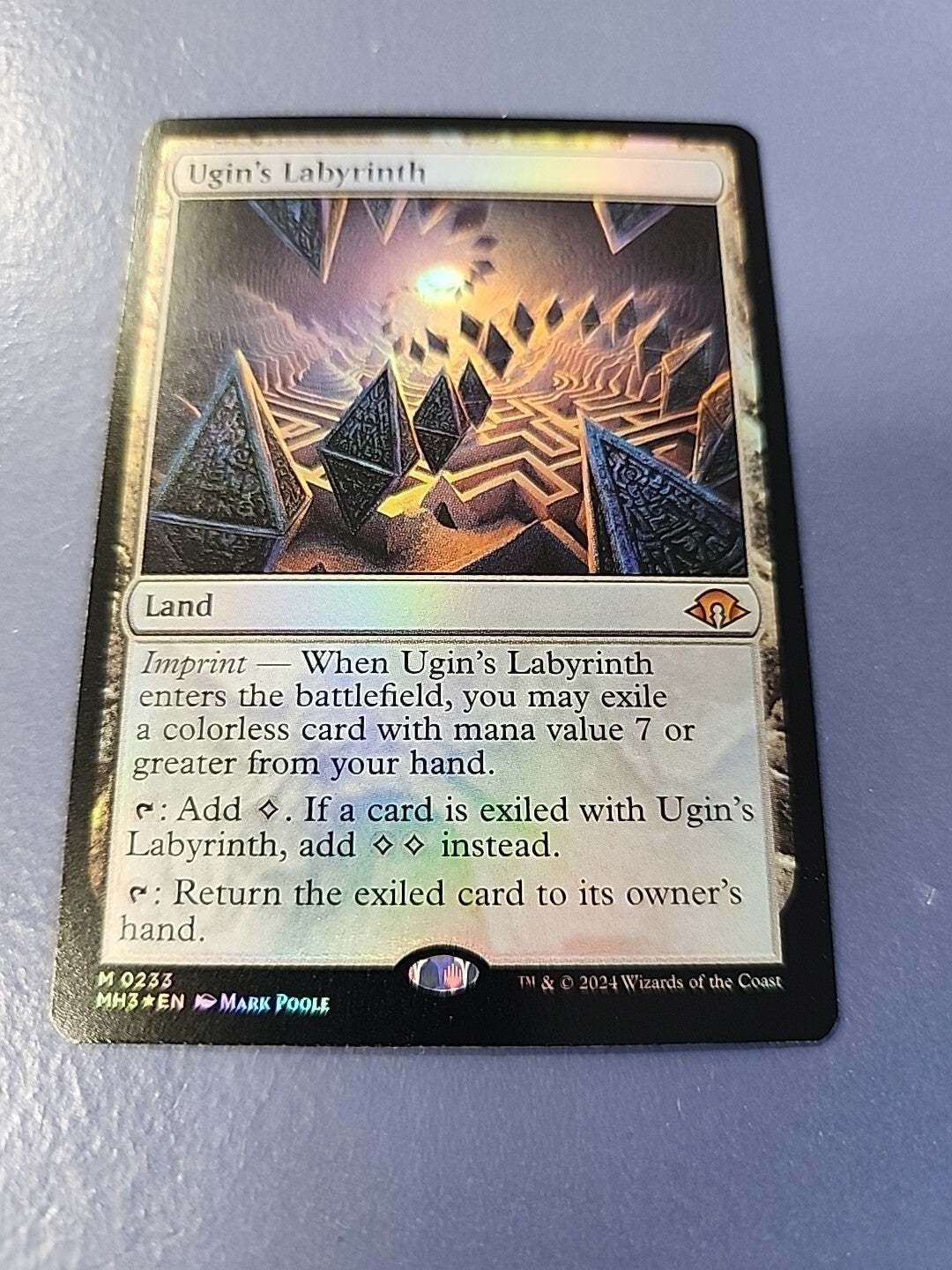 MTG Ugin's Labyrinth MH3 233 Foil Mythic NM English Magic The Gathering