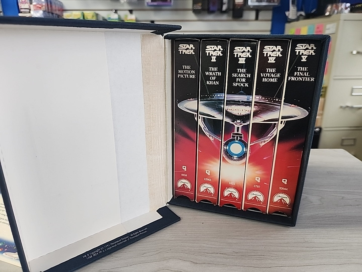 Star Trek The Movies 25th Anniversary Collection VHS 5 Films Original Case Cert