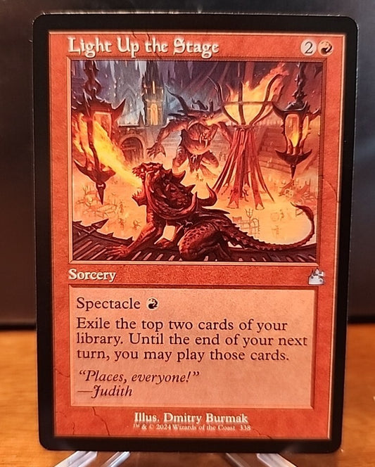 MTG Light Up the Stage Retro Frame Ravnica Remastered English NM 