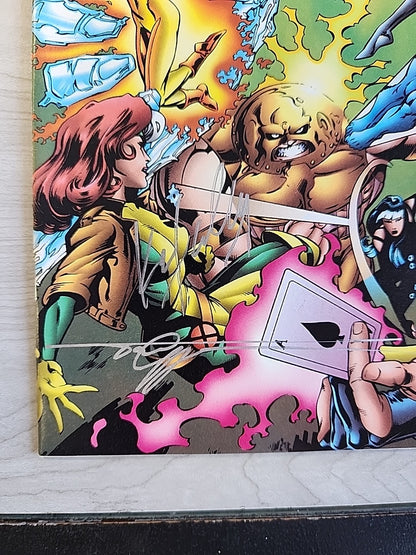 ALL NEW EXILES vs. X-MEN #0 Ken Lashley & Tom Wegrzyn signed w/COA Malibu/Marvel